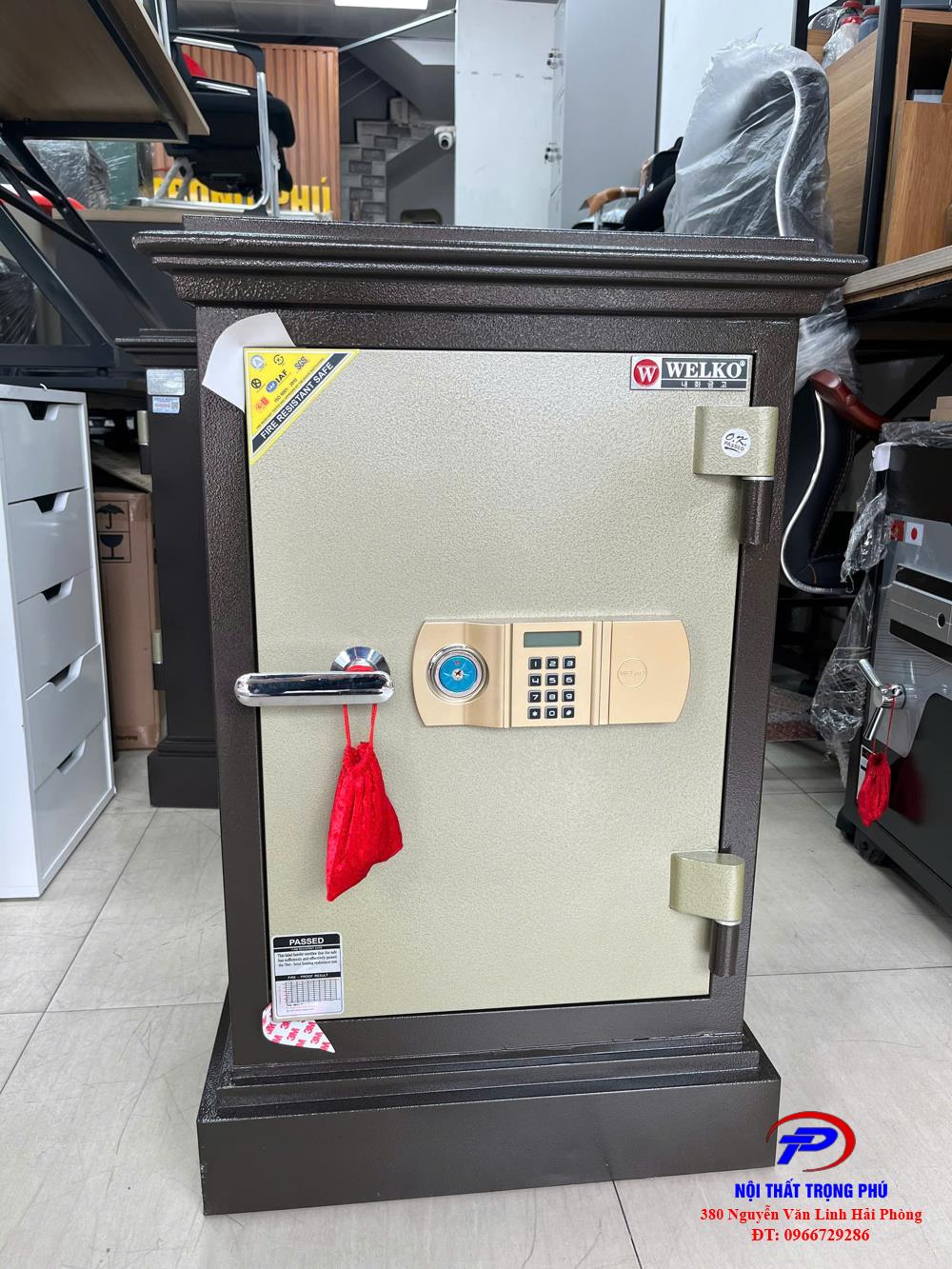 Két Sắt Welko KN54DT – Khóa Điện Tử Chống Cháy Chính Hãng
