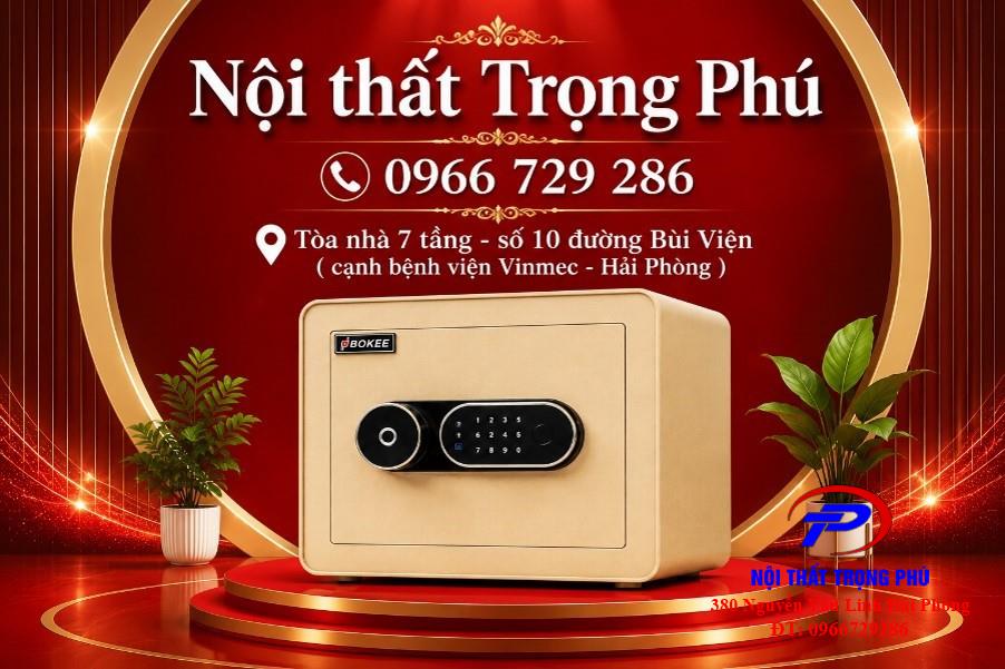 KÉT SẮT BOKEE BK-30VT (VÀNG GOLD)