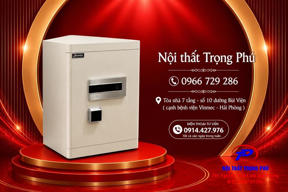 KÉT BẠC BOKEE BK-60C (MÀU TRẮNG KEM)