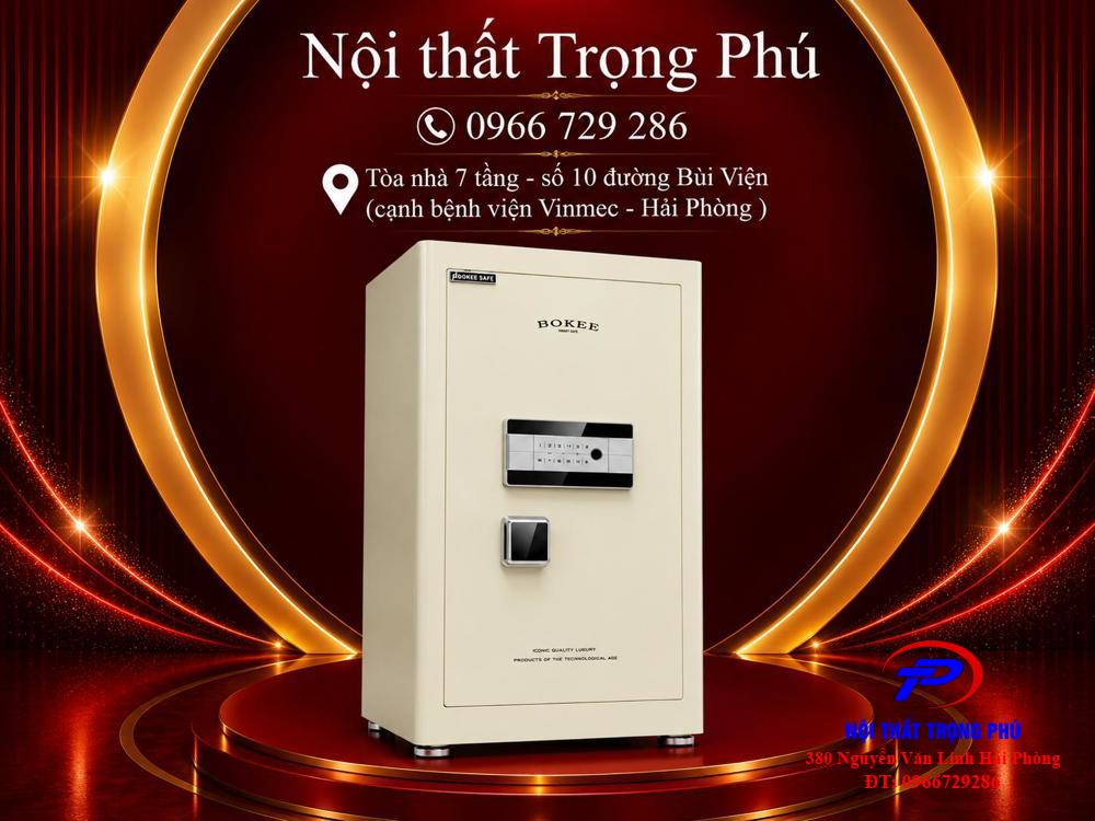KÉT BẠC BOKEE BK-80A1 (MÀU TRẮNG KEM)