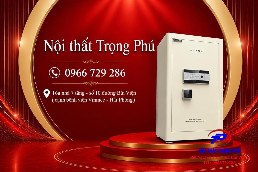 KÉT BẠC BOKEE BK-100A1 (MÀU TRẮNG KEM)