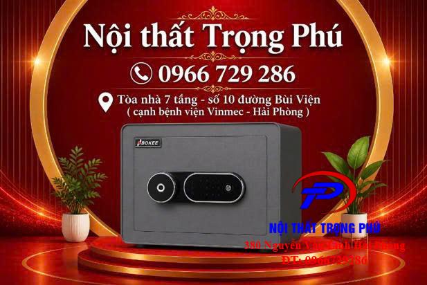 KÉT SẮT BOKEE BK-30VT PRO (XÁM XANH)