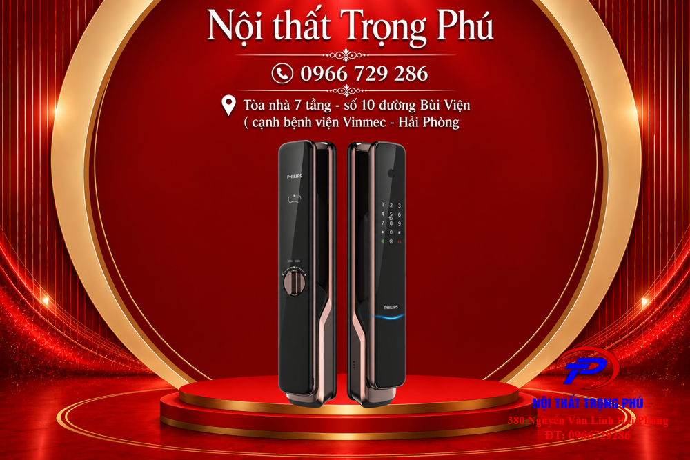 Tay Khóa Thông Minh Philips 9300-5HBGS