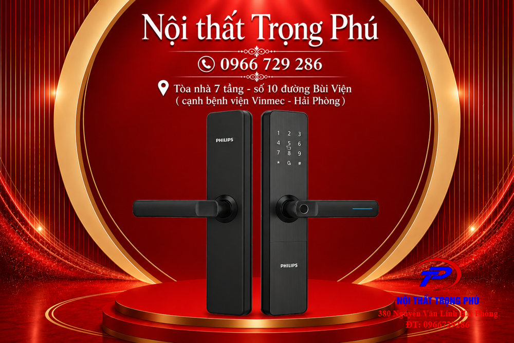Tay Khóa Thông Minh Philips DDL609-5HS