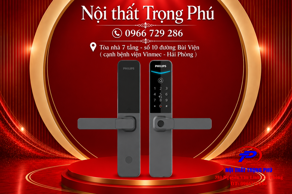 Tay Khóa Thông Minh Philips DDL615-5HBS