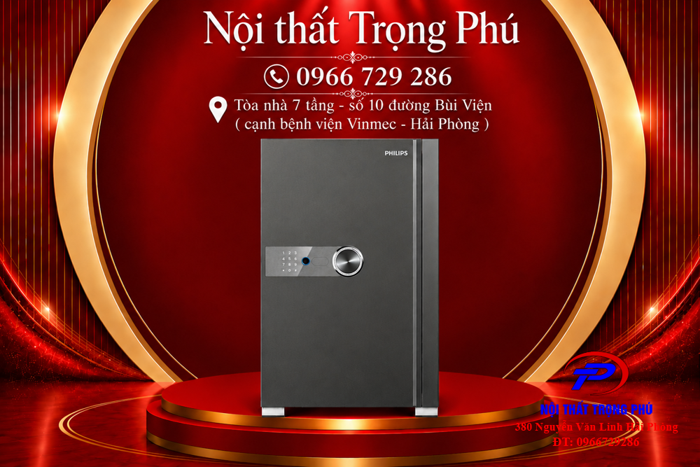 KÉT SẮT VÂN TAY PHILIPS SBX202-7C0