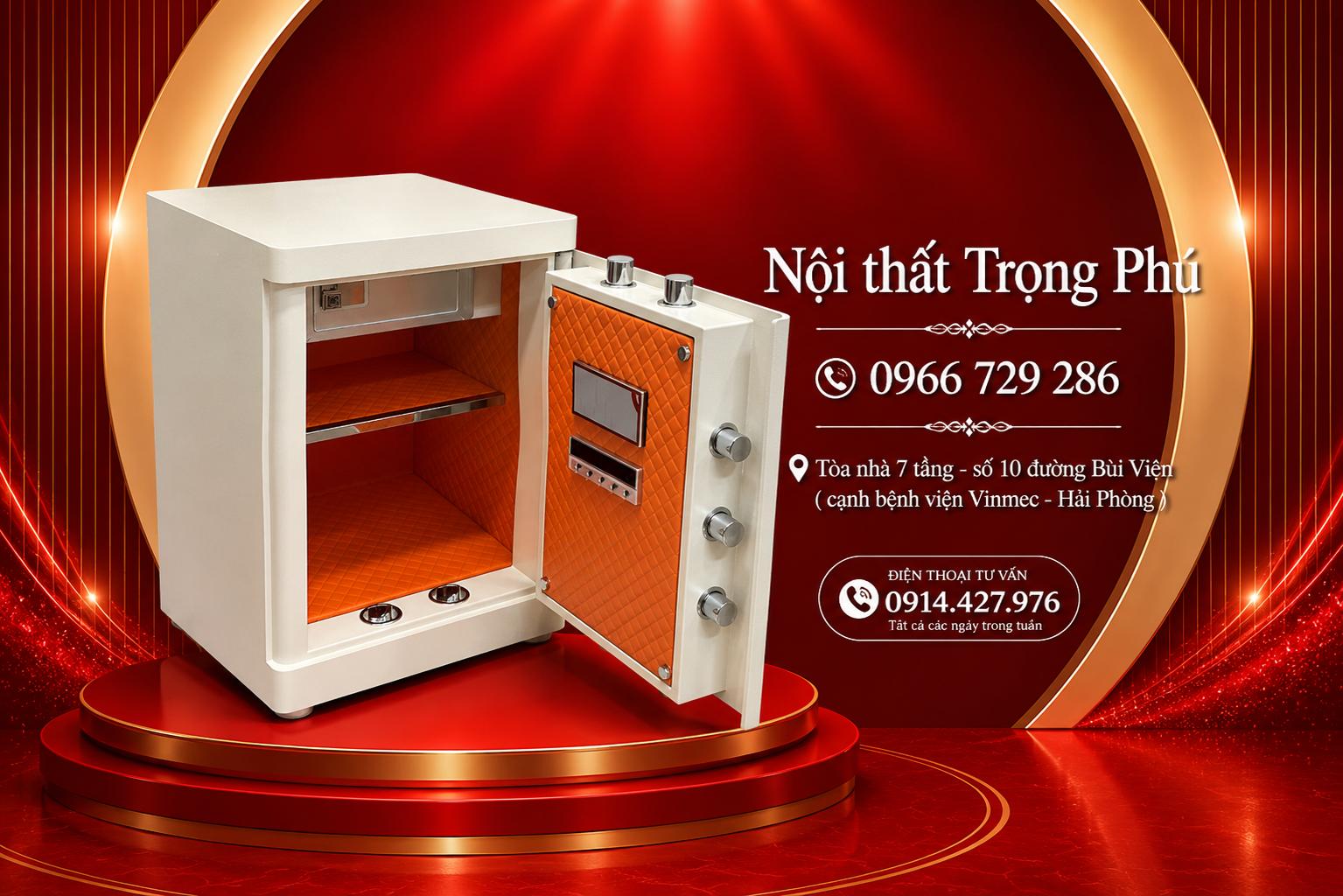 KÉT BẠC BOKEE BK-60C (MÀU TRẮNG KEM)