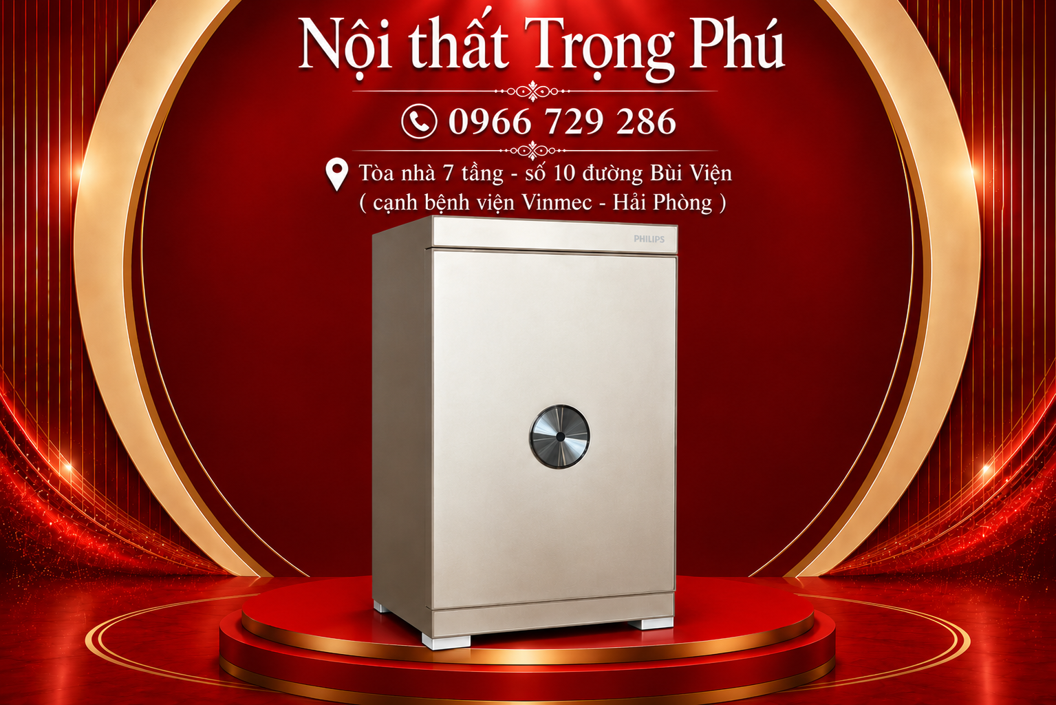 KÉT SẮT VÂN TAY PHILIPS SBX602-6CU