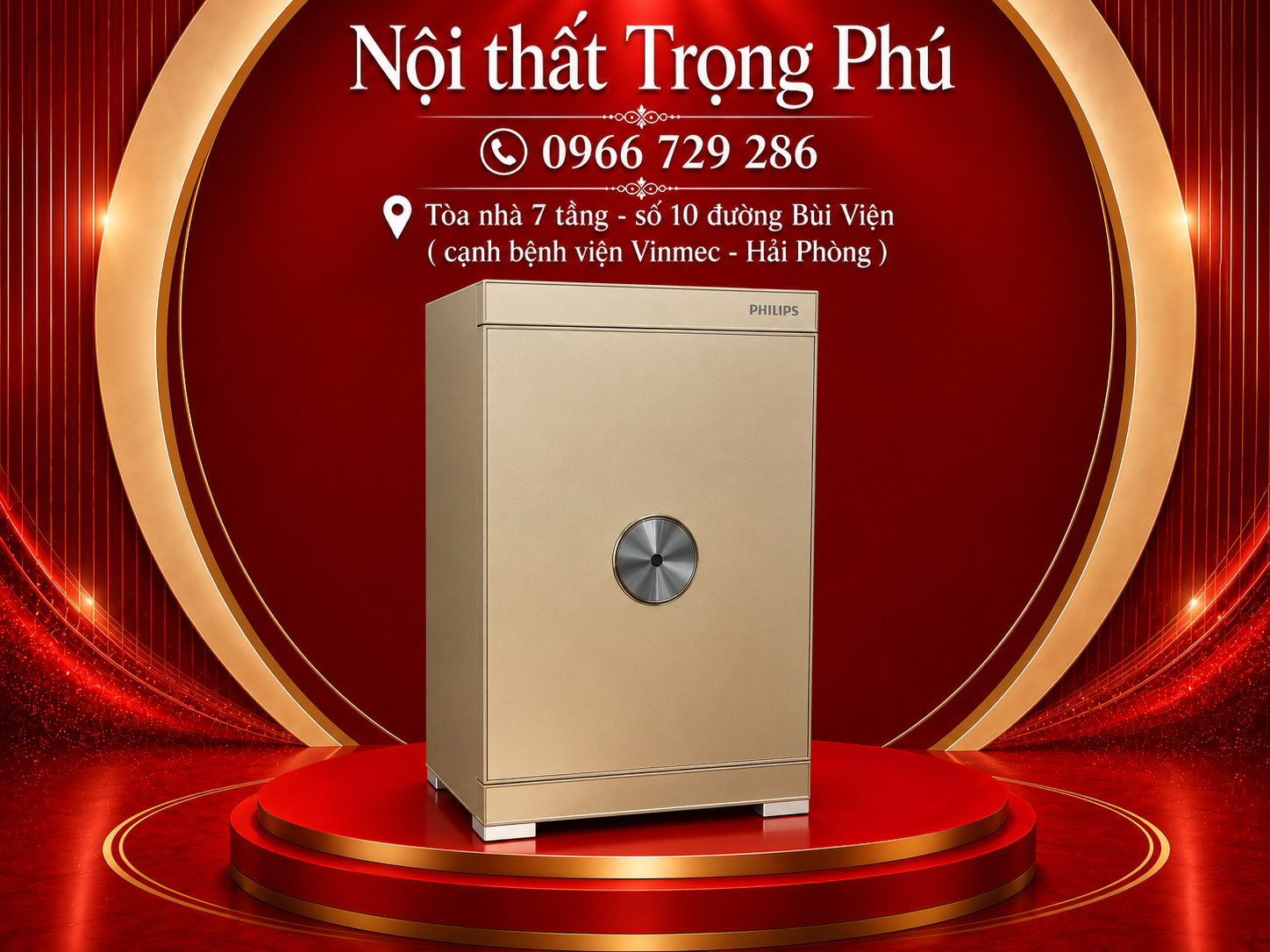 KÉT SẮT THÔNG MINH PHILIPS SBX602-7CU