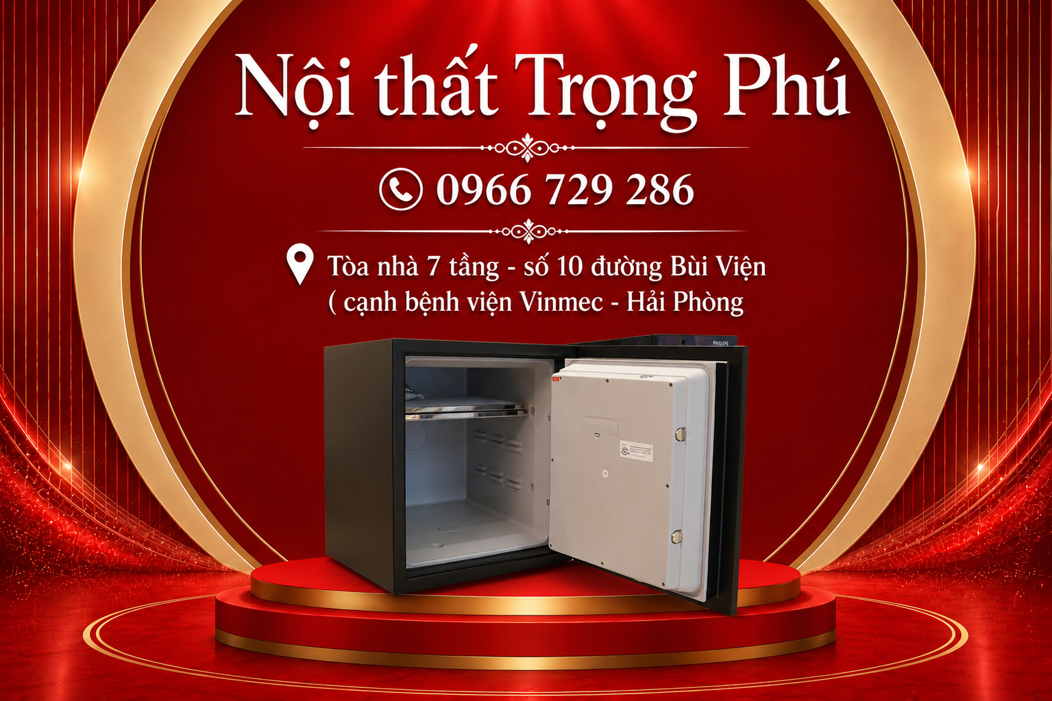 KÉT SẮT CHỐNG CHÁY PHILIPS SBX501-5C0