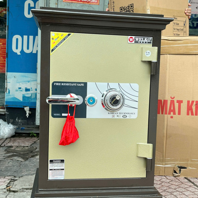 Két Sắt Chính Hãng Welko KN54DM – Khóa Cơ Đổi Mã, Chống Cháy 1200°C