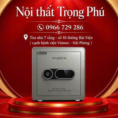 KÉT SẮT BOKEE BK-39VT PRO (XÁM XANH)