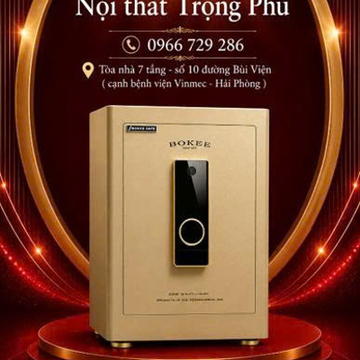 KÉT SẮT BOKEE BK-55A (VÀNG GOLD)