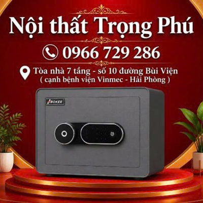 KÉT SẮT BOKEE BK-30VT PRO (XÁM XANH)