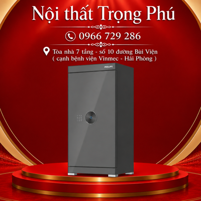KÉT SẮT VÂN TAY PHILIPS SBX602-8CU