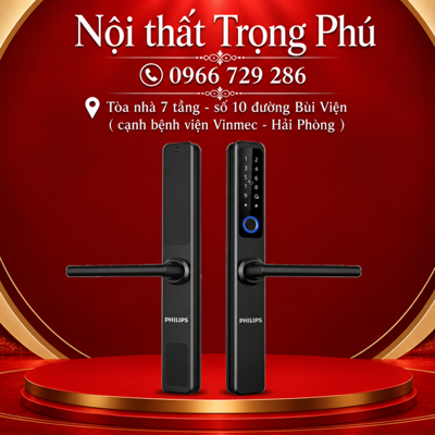 Tay Khóa Thông Minh Philips DDL608-5HWS
