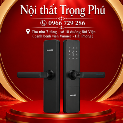 Tay Khóa Thông Minh Philips DDL609-5HS
