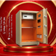 KÉT BẠC BOKEE BK-80A1 (MÀU VÀNG GOLD)